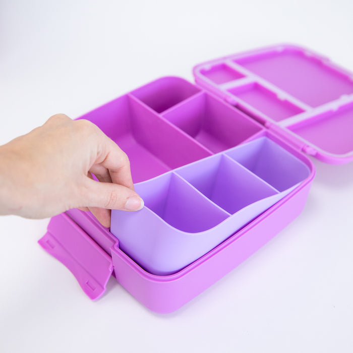 Montiico Feast Silicone Bento Lunch Trays - Assorted