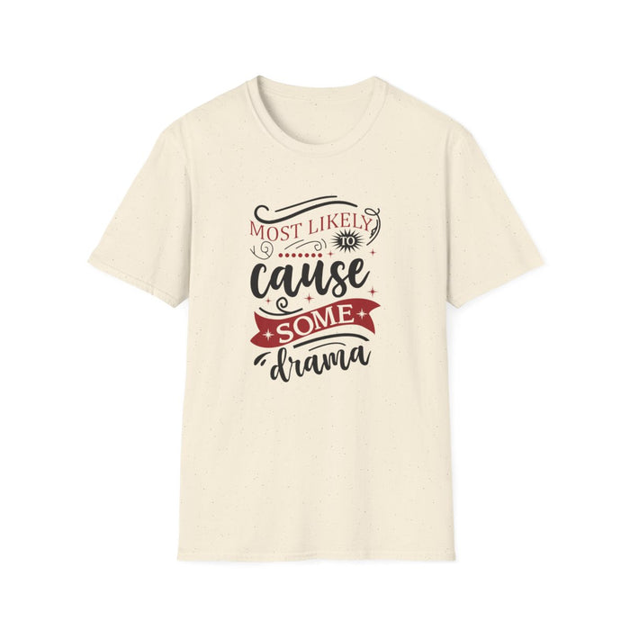 sport grey christmas t-shirt with playful holiday print