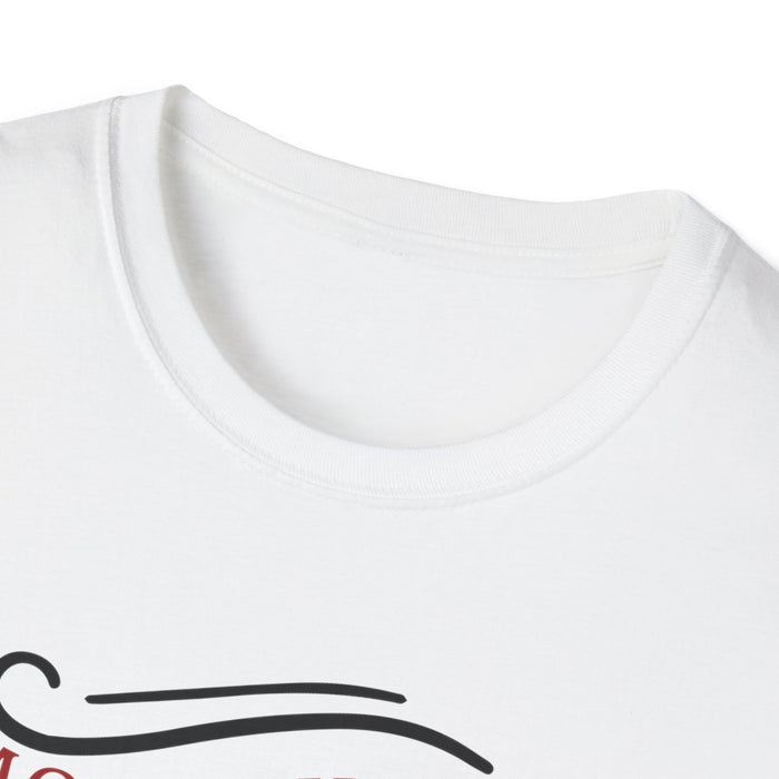 t-shirt back view showing most likely to drink santa's beer design