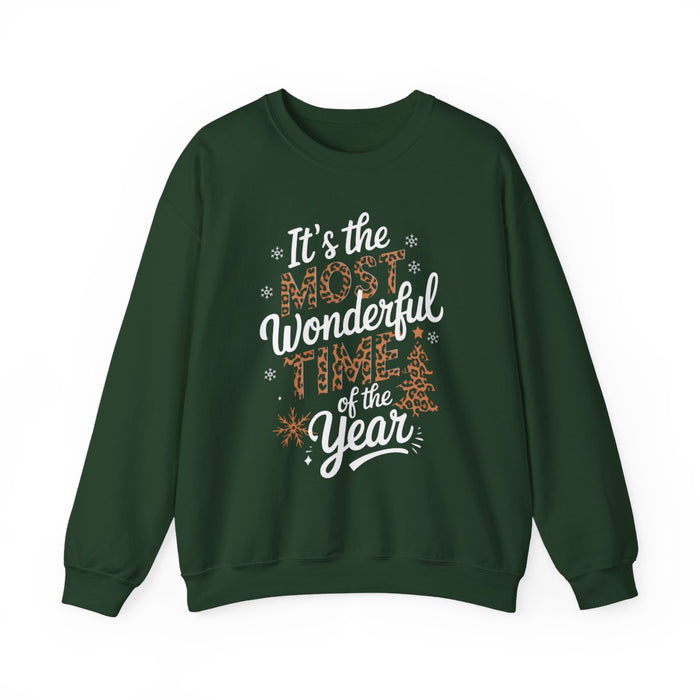 black sweatshirt with bold christmas slogan design for holiday season