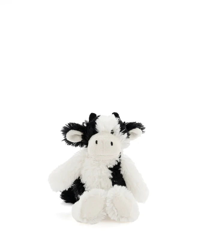 Nana Huchy Mini Clover the Cow Rattle - Black & White