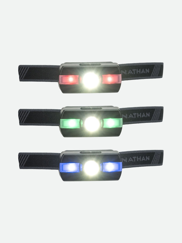 color:Black||view:SKU Image Primary||seo:Nathan Neutron Fire Runners' Safety Headlamp - Black - RBG Light Front View