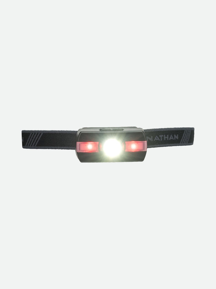 color:Black||seo:Nathan Neutron Fire Runners' Safety Headlamp - Black - Red Light On