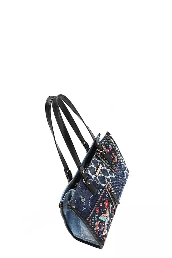 Nicole Lee USA Bosque de Amor Denim Tote Bag