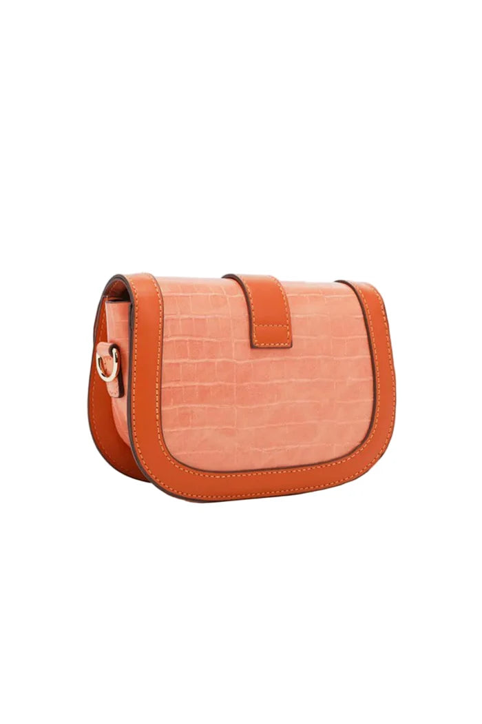 Nicole Lee USA Croc Embossed Crossbody Bag