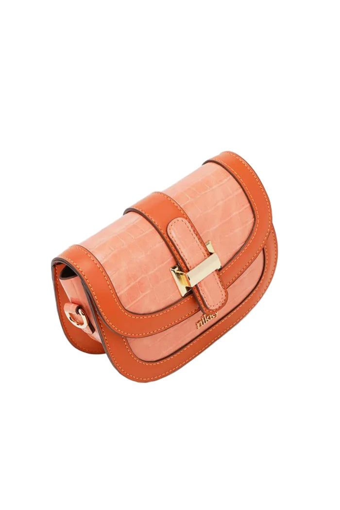 Nicole Lee USA Croc Embossed Crossbody Bag