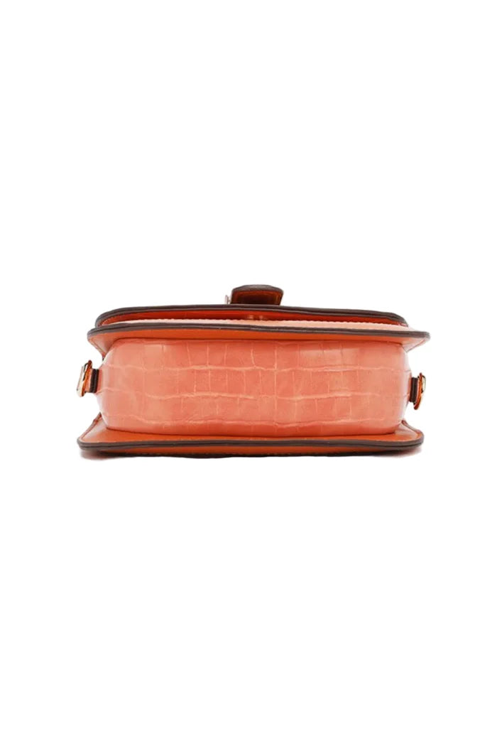 Nicole Lee USA Croc Embossed Crossbody Bag