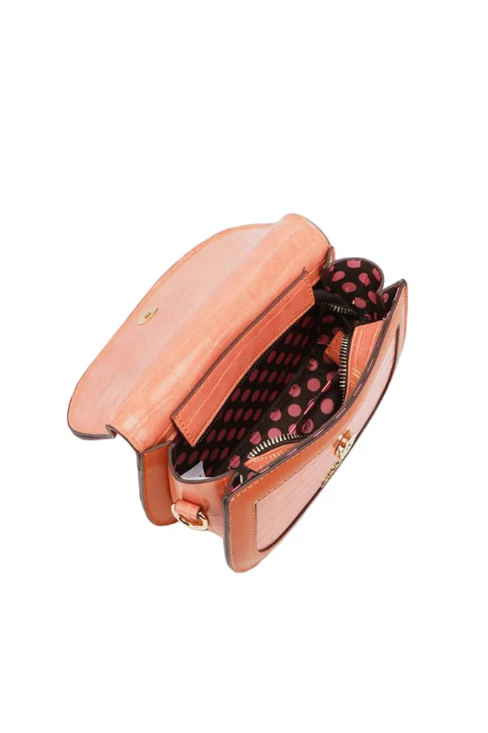 Nicole Lee USA Croc Embossed Crossbody Bag