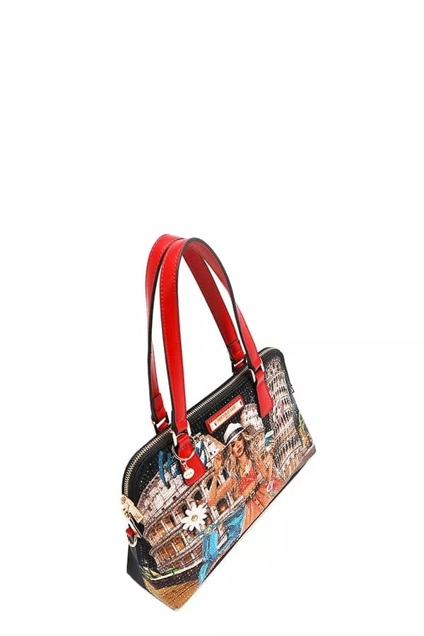 Nicole Lee USA Martha Travels Italy - Dome Satchel