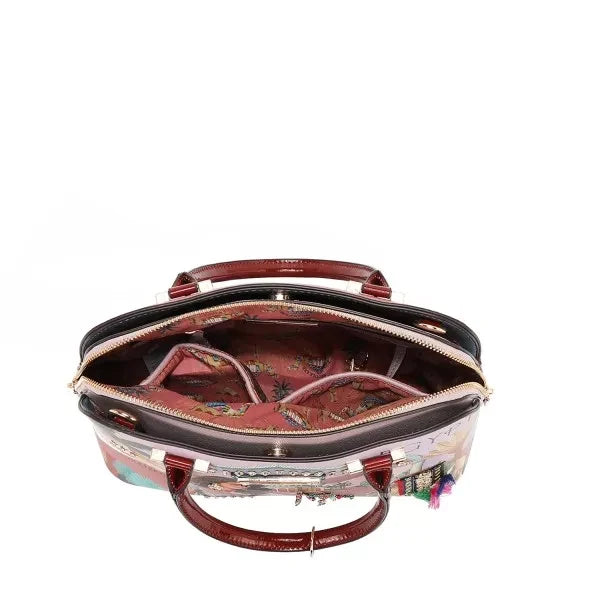 Nicole Lee USA Queen Cleopatra Dome Handbag