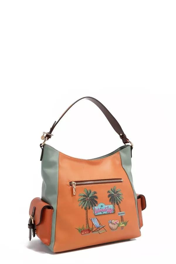 Nicole Lee USA Sun and Sand Hobo Handbag