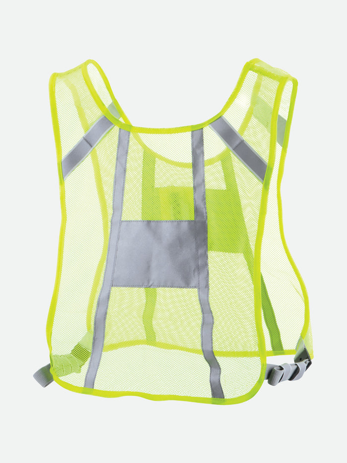 color:Hi-Viz Yellow||seo:Nathan Nightfall Safety Reflective Vest - Back View