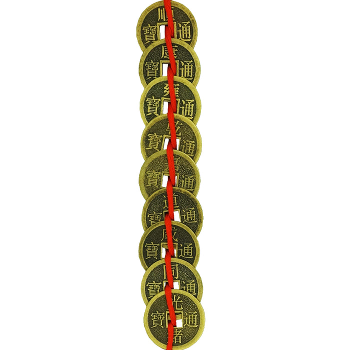 Nine Emperor Coins w/ Mystic Knot