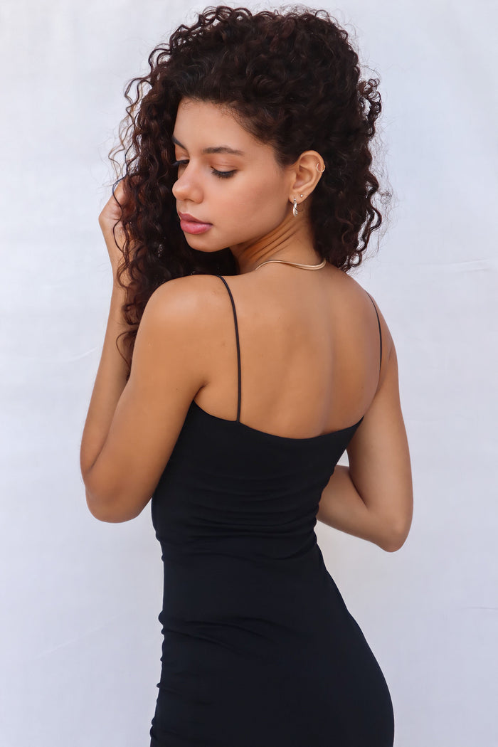 North Mini Dress - Black - Runway Goddess