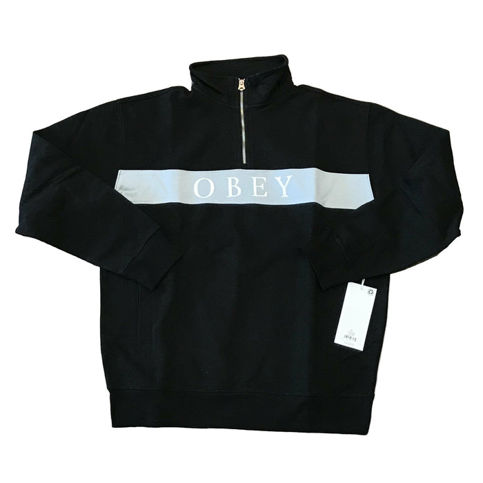 Obey Thief Mock Neck Black