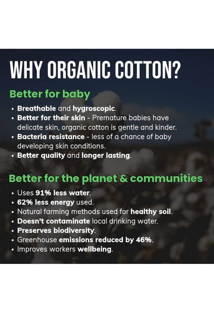 Mint Cloud Bundle - Sleepsuit & Bodysuit, 100% Organic Cotton Set/Multipack Tiny & Small
