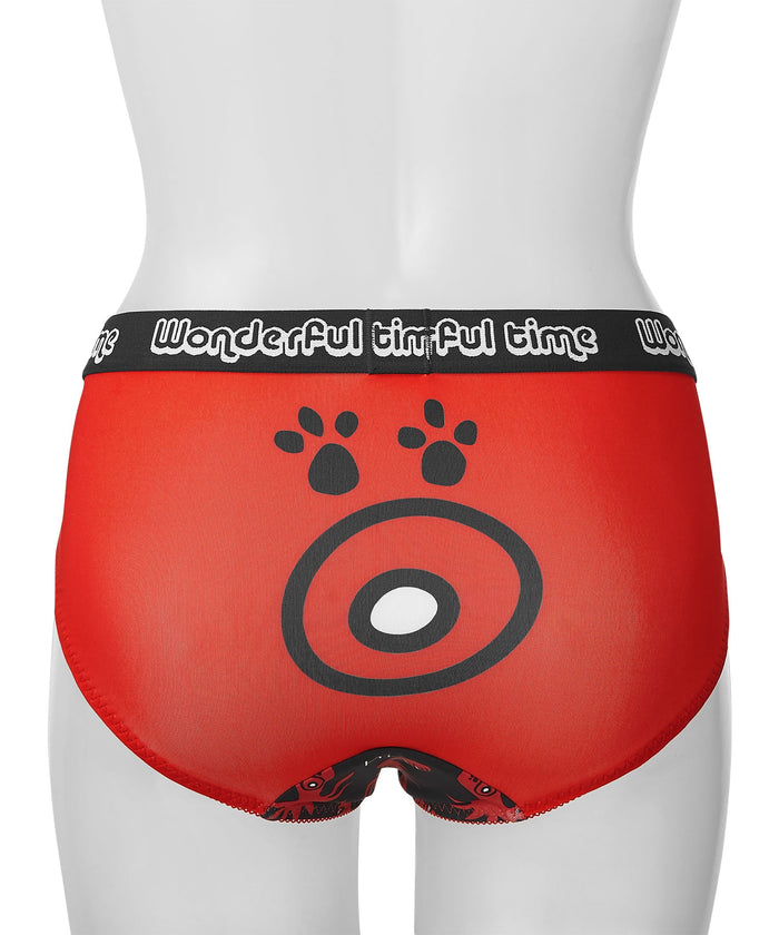 Octopus Sausage Print Bikini Panty