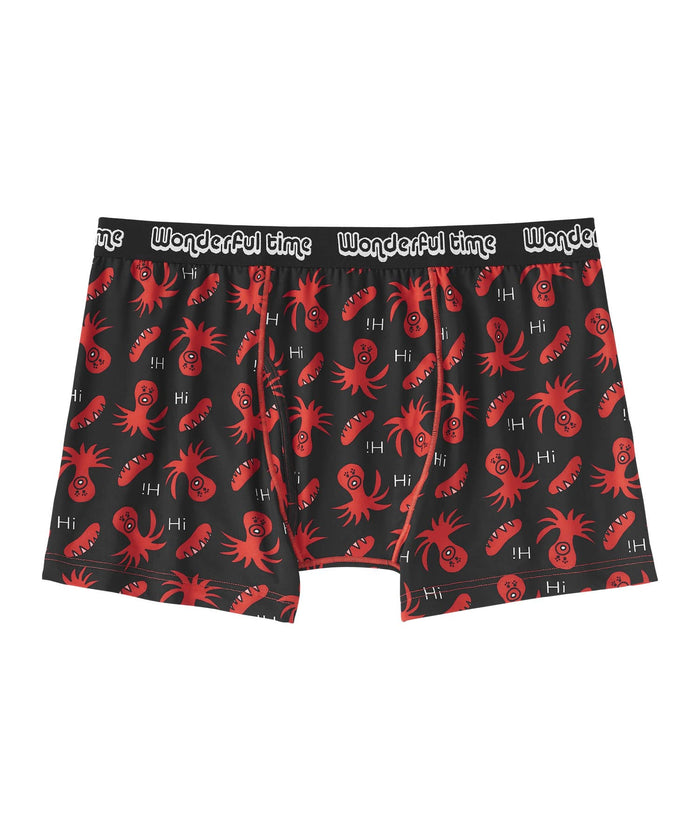 Octopus Sausage Print Boxer (Men's)