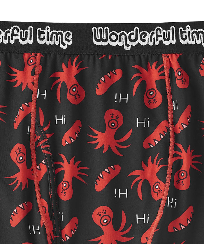 Octopus Sausage Print Boxer (Men's)