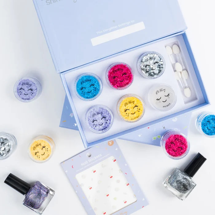 Oh Flossy Disco Fever Kids Glitter Set