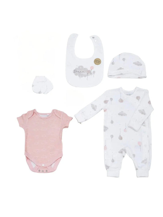 Organic 5 Piece Layette Set "Dream" Set HomeGrown Baby