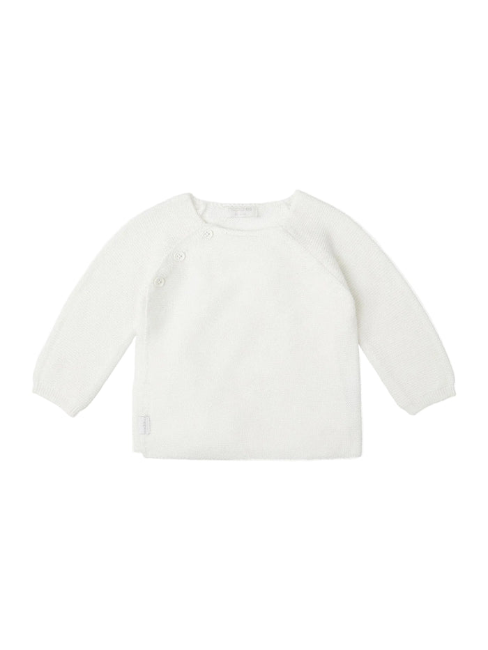Organic Cotton Knitted Cardigan - White Cardigan / Jacket Noppies