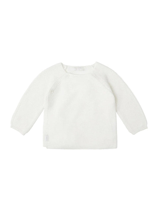 Organic Cotton Knitted Cardigan - White Cardigan / Jacket Noppies
