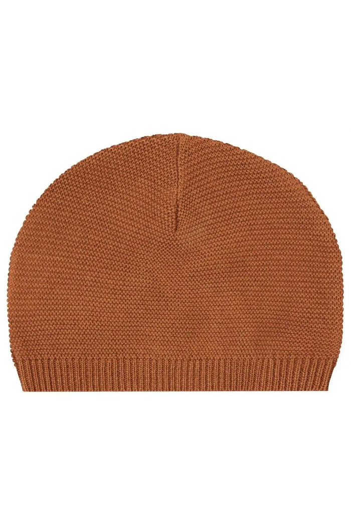 Organic Cotton Knitted Hat - Walnut Hat Noppies