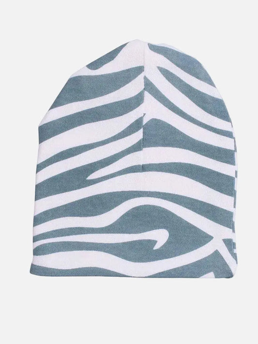 Organic Premature Baby Hat - Teal Animal Print Hat Summerville