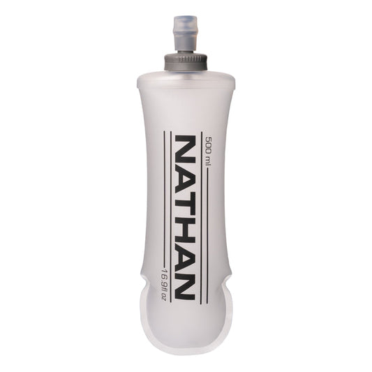 color:Clear||view:SKU Image Primary||seo:Nathan Oval Soft Flask 17oz - Clear - Front View