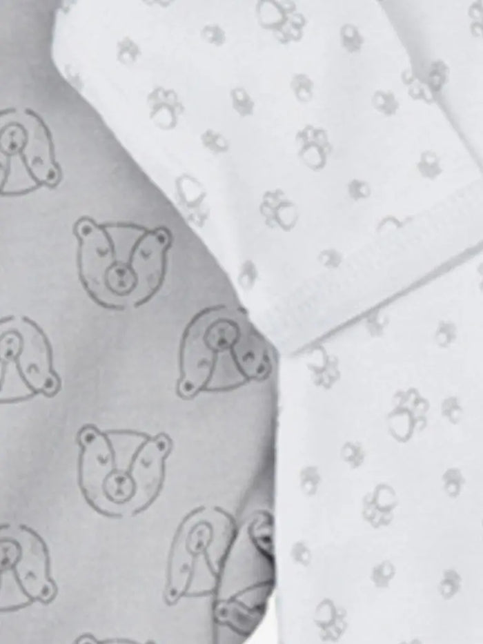 Pack of 2 Pippi Sleepsuits - Bears Sleepsuit / Babygrow Pippi