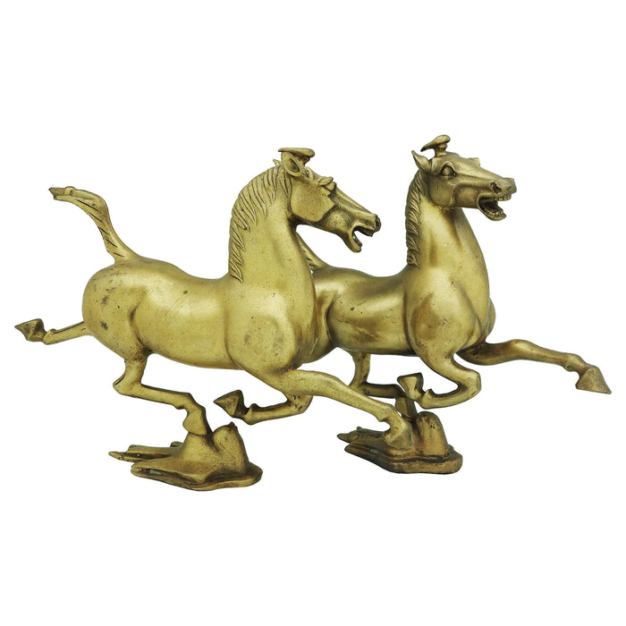 Pair of Speedy Horses on Swallow (XL)