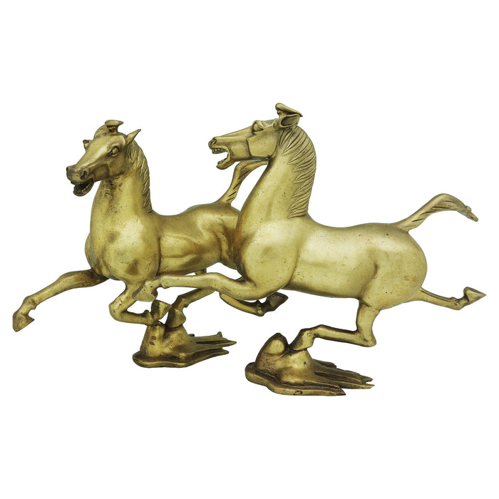 Pair of Speedy Horses on Swallow (XL)