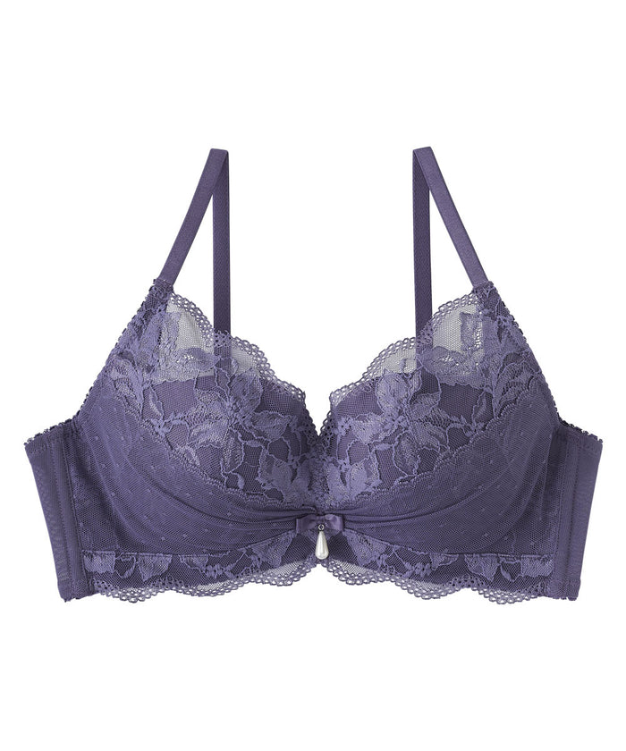 Pearl Ribbon Lift Side Support Push-Up Bra
