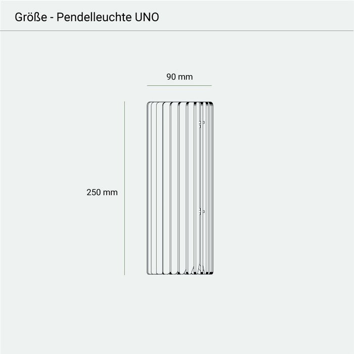 Pendelleuchte UNO aus Holz
