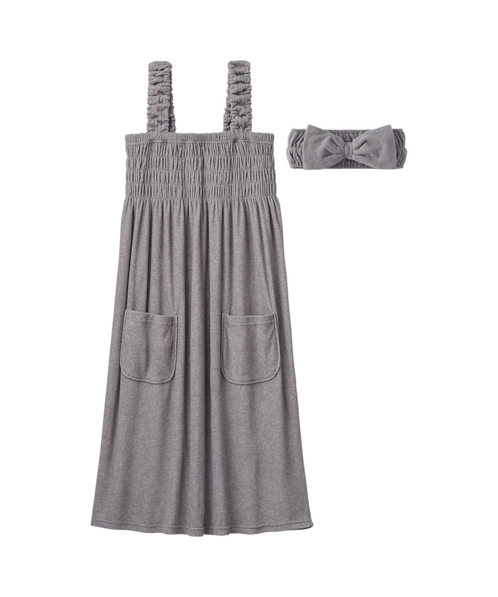 Pile Dress with Hair Band
