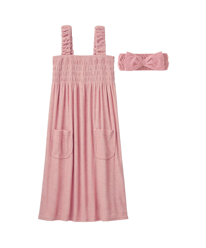 Pile Dress with Hair Band