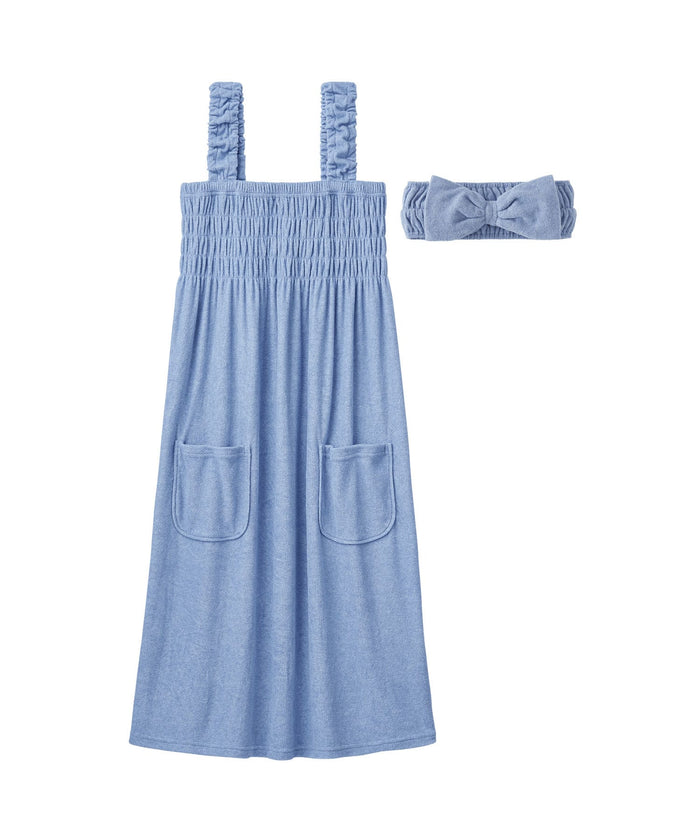 Pile Dress with Hair Band