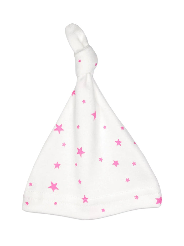 Pink Stars Knotted Premature Baby Hat Hat Little Mouse Baby Clothing & Gifts