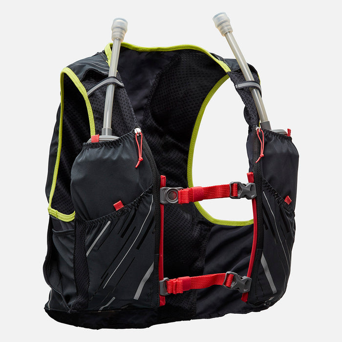 color:Black/Hibiscus||view:SKU image primary||seo:Nathan Pinnacle 4 Liter Women's Hydration Race Vest - Black/Hibiscus Red - Front of Pack