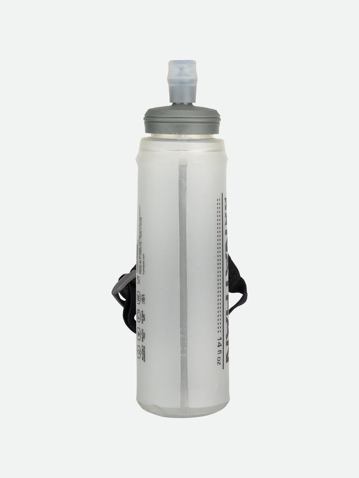 color:Clear||seo:Nathan Pinnacle Lite Handheld 14oz - Clear - Back Angle of Handheld
