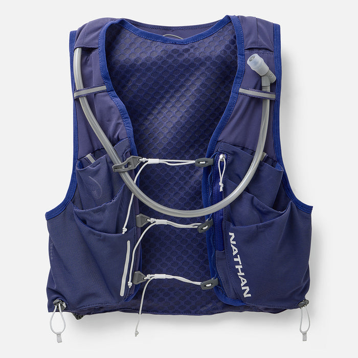 color:Indigo/Light Blue||view:sku image primary||seo:Nathan Pinnacle Pro 12 Liter Women's Hydration Race Vest - Indigo/Light Blue - Front of Pack