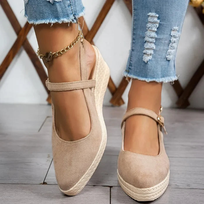 Point Toe Block Heels Pumps
