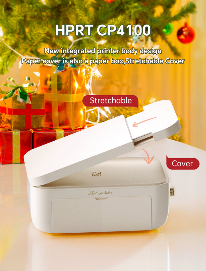【Pre-order, ships within 15 days】HPRT Photo Printer 4x6 with Photo Paper 128 Sheets and 3 Ribbon