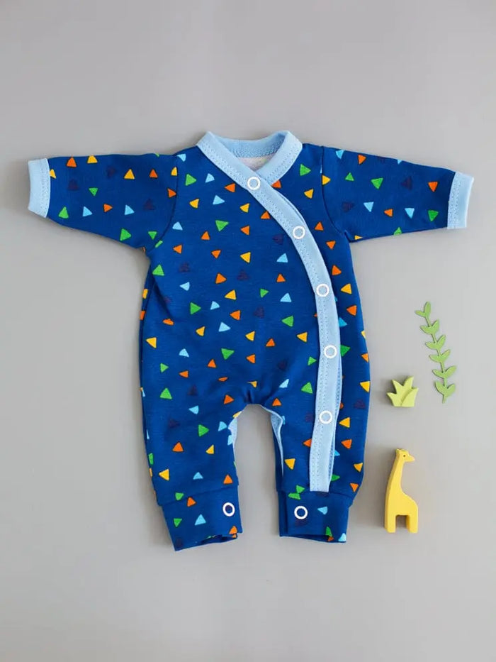 Premature Baby Clothes Sleepsuit, Triangle Drops Sleepsuit / Babygrow Tiny & Small