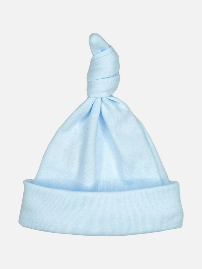 Premature Baby Hat, Light Blue, Knotted Hat Little Mouse Baby Clothing & Gifts