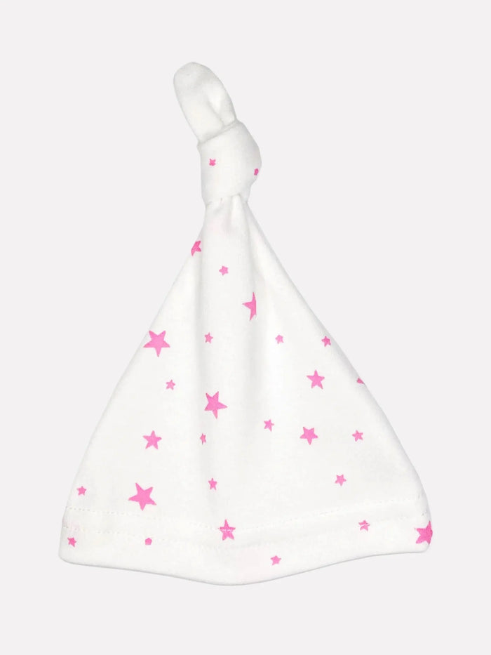 Pink Stars Knotted Premature Baby Hat Hat Little Mouse Baby Clothing & Gifts