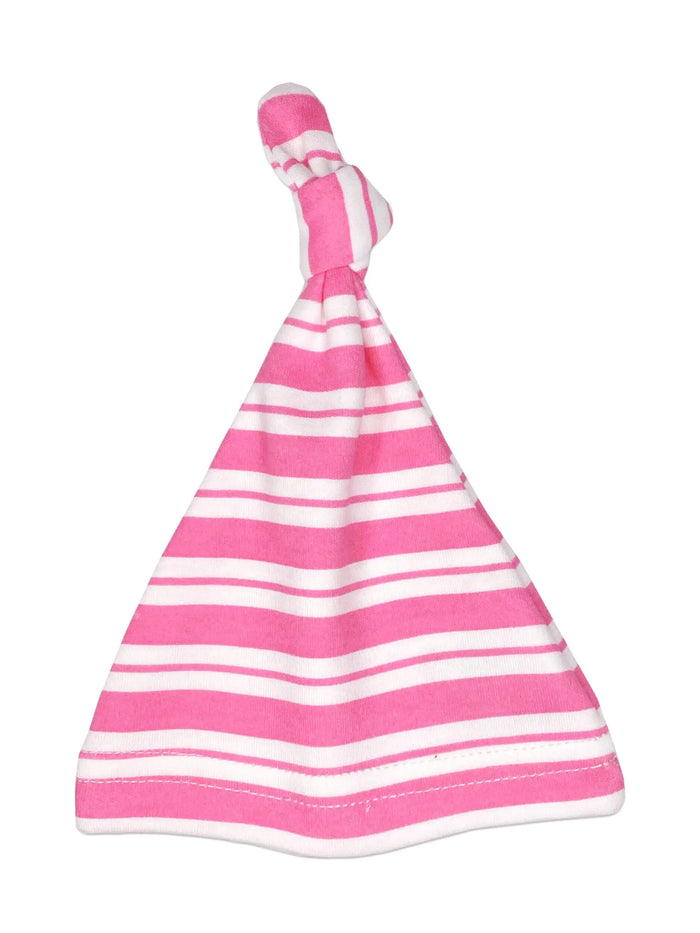 Pink Stripe Knotted Premature Baby Hat Hat Little Mouse Baby Clothing & Gifts