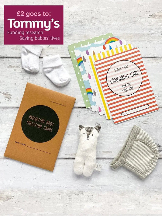 Premature Baby Milestone Cards - £2 Goes To Tommy’s Little Mouse Baby Clothing & Gifts