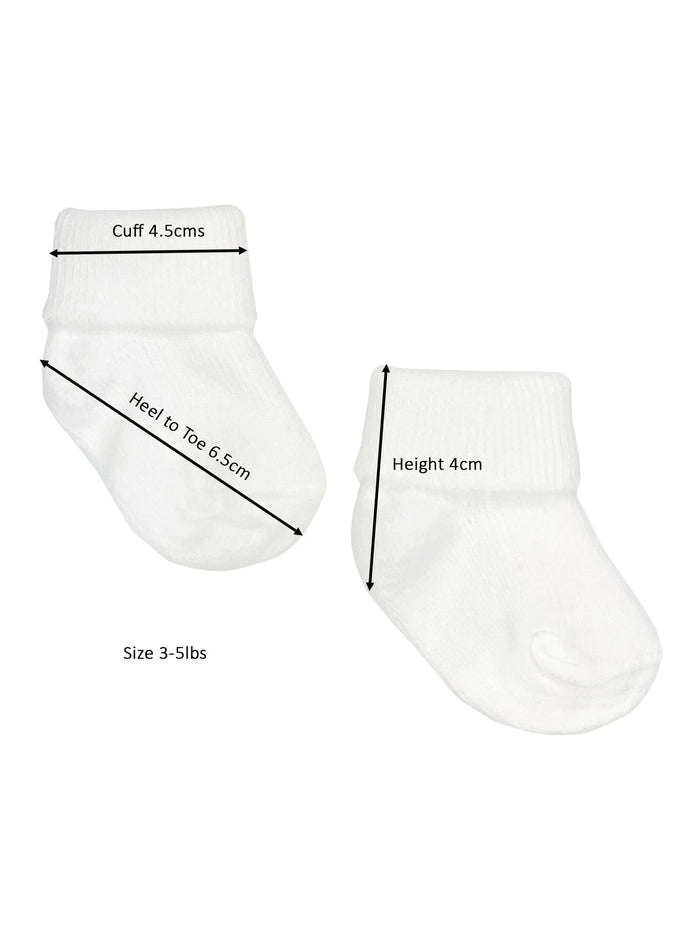 White Premature Baby Socks Socks Little Mouse Baby Clothing & Gifts